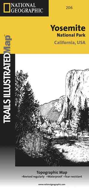 Yosemite National Park, California, USA -  Trails Illustrated