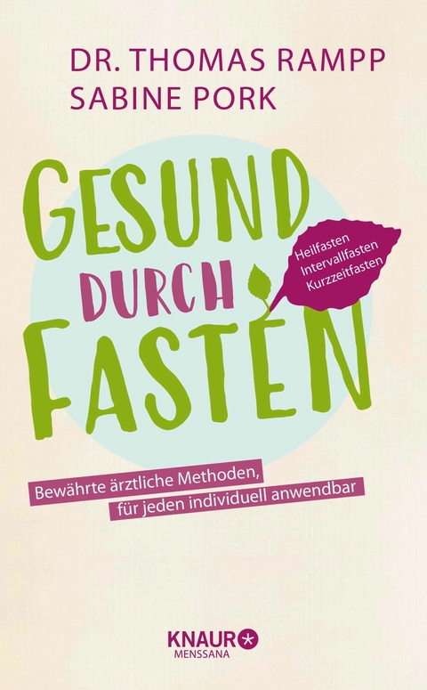 Gesund durch Fasten -  Dr. Thomas Rampp,  Sabine Pork