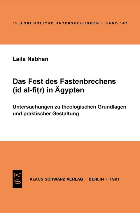 Das Fest des Fastenbrechens ('id al-fitr) in Ägypten - Laila Nabhan