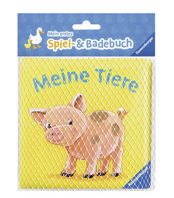 Mein erstes Spiel- und Badebuch: Meine Tiere