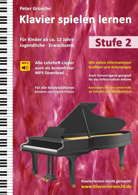 Klavier spielen lernen (Stufe 2) - Peter Grosche