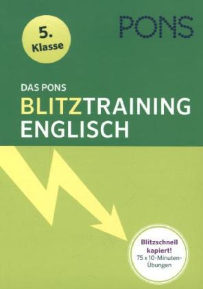 Das PONS Blitztraining Englisch 5. Klasse