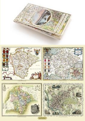 Devon 1611 – 1836 – Fold Up Map that features a collection of Four Historic Maps, John Speed’s County Map 1611, Johan Blaeu’s County Map of 1648, Thomas Moules County Map of 1836 and a Plan of Exeter 1851 by John Tallis. -  Mapseeker Publishing Ltd.