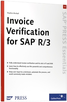 Invoice Verification for SAP R/3 - Stephen Birchall