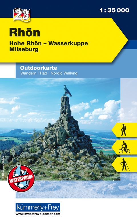 Rhön, Hohe Rhön, Wasserkuppe, Milseburg