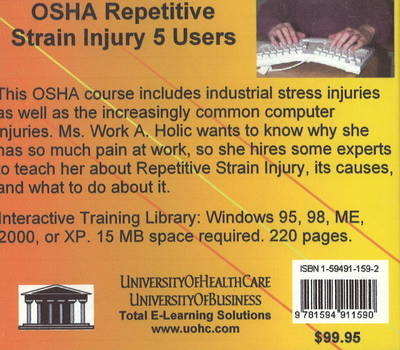 OSHA Repetitive Strain Injury, 5 Users - Daniel Farb