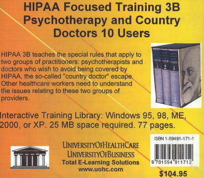 HIPAA Focused Training, 10 Users - Daniel Farb