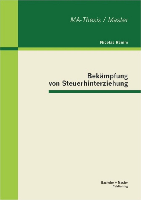 Bekämpfung von Steuerhinterziehung -  Nicolas Ramm