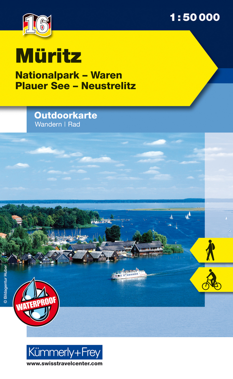 Müritz Nr. 16 Outdoorkarte Deutschland 1:50 000