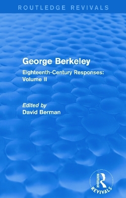 George Berkeley (Routledge Revivals) - 