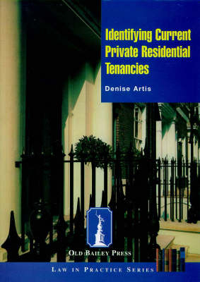 Identifying Current Private Residential Tenancies - Denise Artis