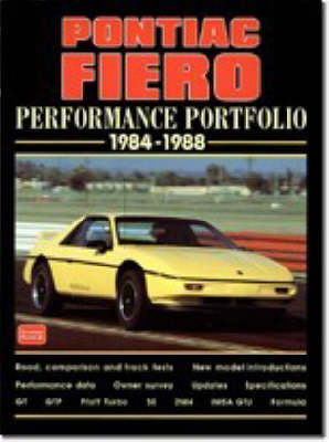 Pontiac Fiero Performance Portfolio 1984-88 - 