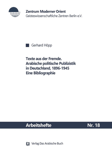 Texte aus der Fremde - Gerhard Höpp