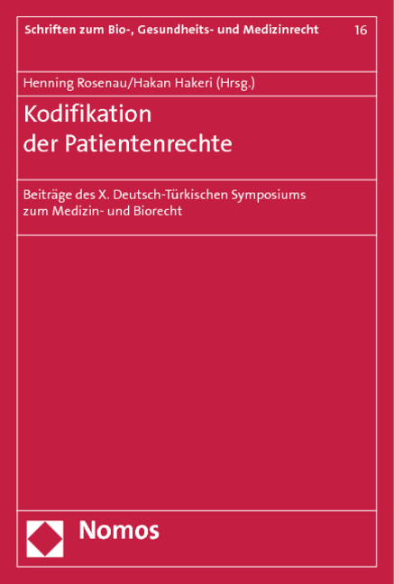 Kodifikation der Patientenrechte - 