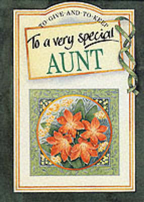 To a Very Special Aunt - Pam Brown