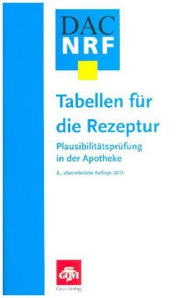 Tabellen für die Rezeptur