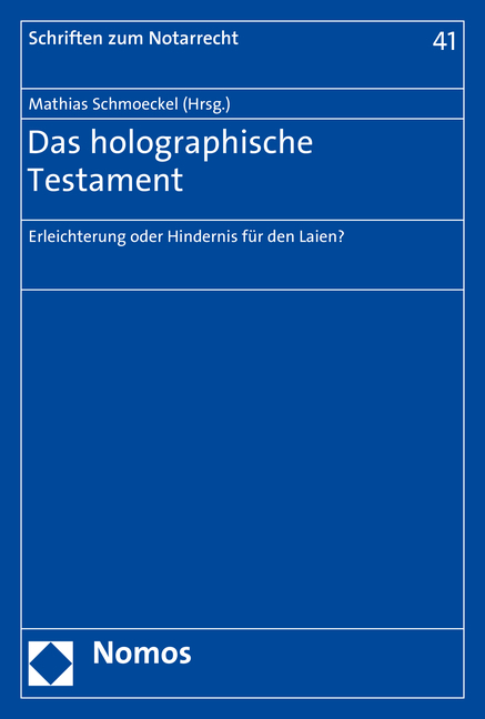 Das holographische Testament - 