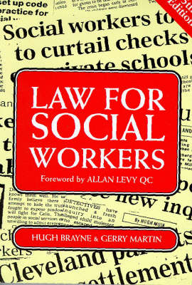 Law for Social Workers - Hugh Brayne, Gerry Martin