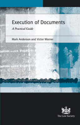 Execution of Documents - Mark Anderson, Warner Victor