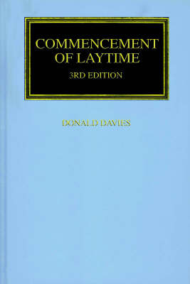 Commencement of Laytime - Donald Davies