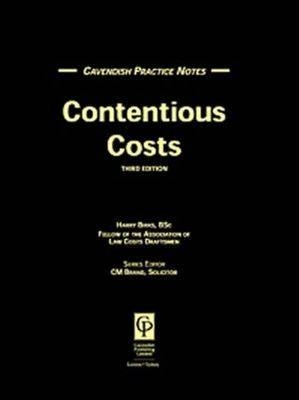 Practice Notes on Contentious Costs - 