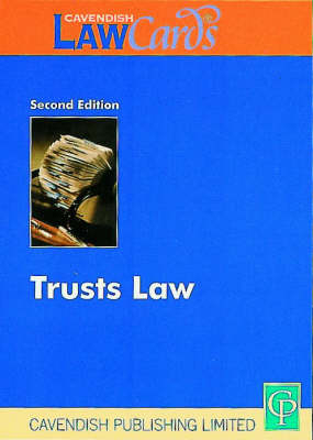 Cavendish: Trusts Law Cards -  Routledge-Cavendish