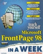 Sams Teach Yourself FrontPage 98 in a Week - David Karlins, Donald Doherty