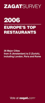 Europe's Top Restaurants -  Zagat Survey