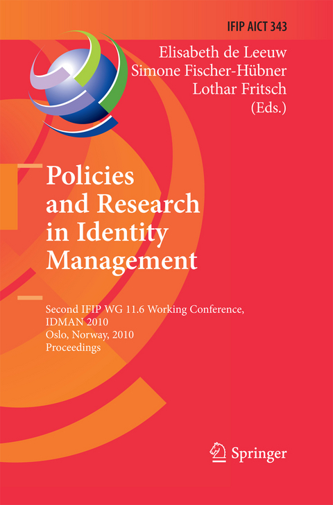 Policies and Research in Identity Management - 