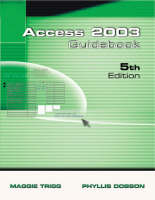 Access 2003 Guidebook for Office XP - Maggie Trigg, Phyllis Dobson