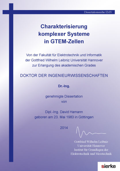 Charakterisierung komplexer Systeme in GTEM-Zellen - David Hamann