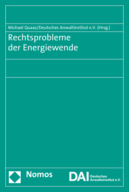 Rechtsprobleme der Energiewende - 