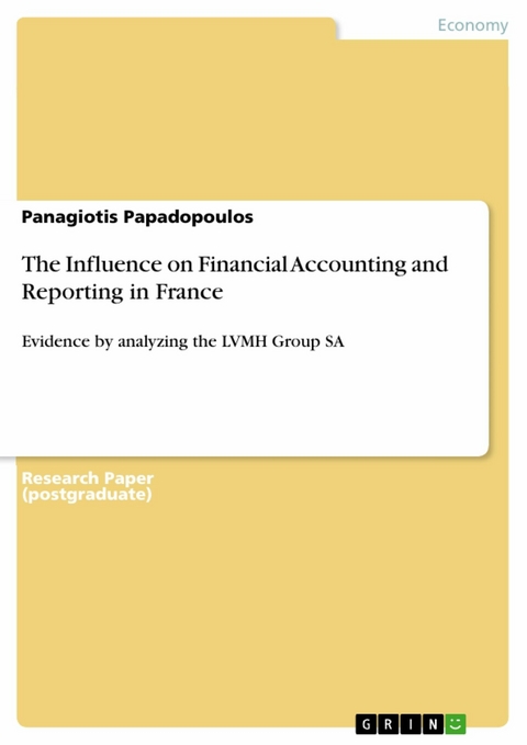 The Influence on Financial Accounting and Reporting in France -  Panagiotis Papadopoulos