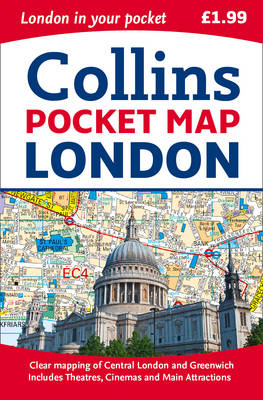 London Pocket Map -  Collins Maps