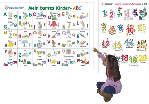 Mein buntes Kinder-ABC + Meine tierischen Zahlen von 1-20 - Helga Momm