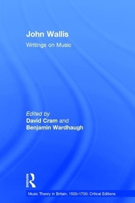 John Wallis: Writings on Music - 