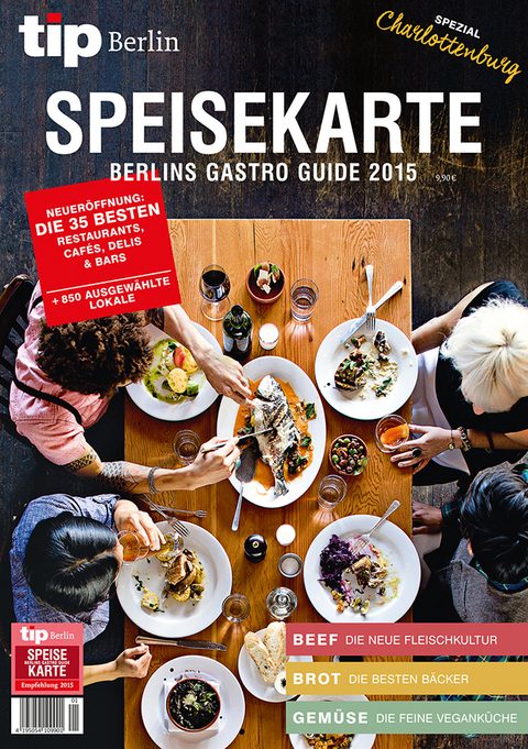 tip, Berlins Gastro Guide – Speisekarte 2015 - 