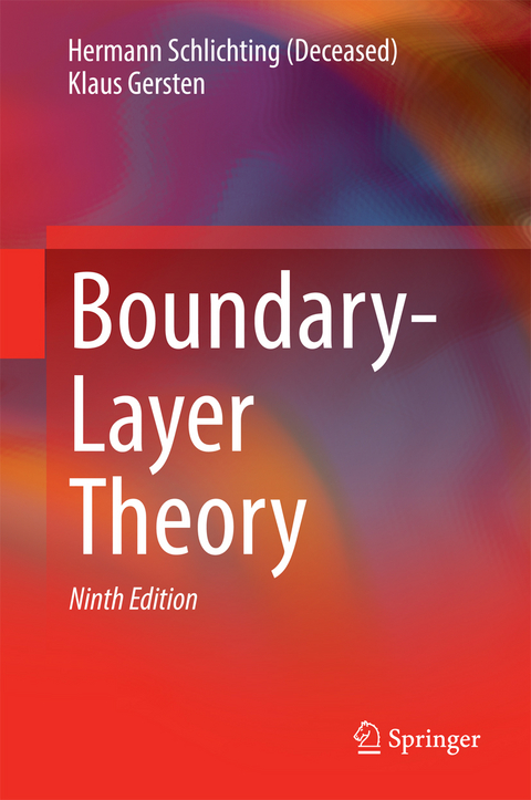 Boundary-Layer Theory - Hermann Schlichting (Deceased), Klaus Gersten