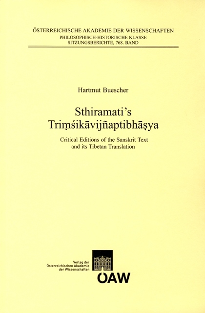 Sthiramati's Trimsikavijnaptibhasya - Hartmut Buescher