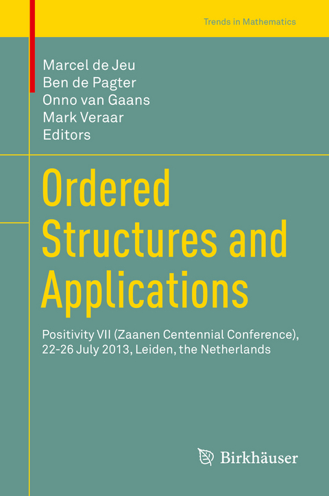 Ordered Structures and Applications - 