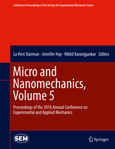 Micro and Nanomechanics, Volume 5 - 