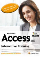 Microsoft Access 2003 Interactive Course