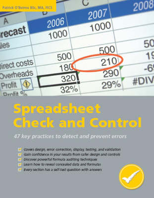 Spreadsheet Check and Control - Patrick O'Beirne