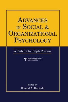 Advances in Social and Organizational Psychology - 