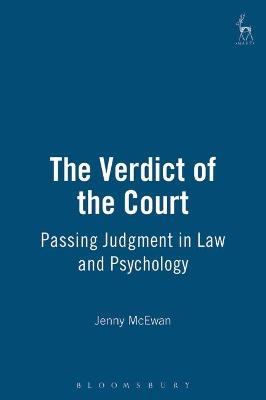 The Verdict of the Court - Professor Jenny McEwan