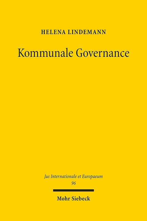 Kommunale Governance - Helena Lindemann