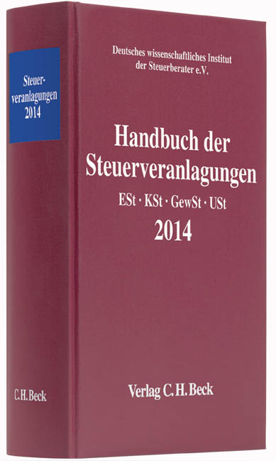 Handbuch der Steuerveranlagungen 2014 - 