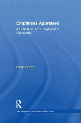 Emptiness Appraised - David F. Burton