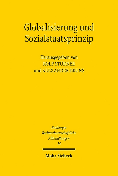 Globalisierung und Sozialstaatsprinzip - 