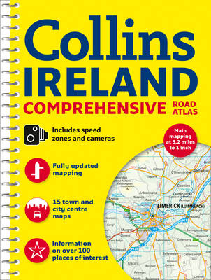 Comprehensive Road Atlas Ireland -  Collins Maps